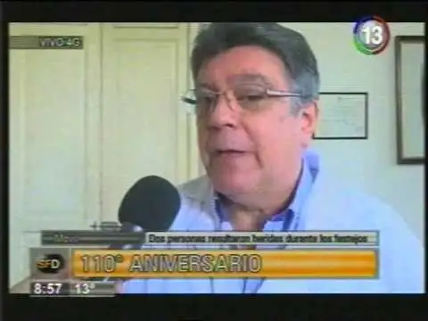 Dos personas heridas en los festejos del club Colón