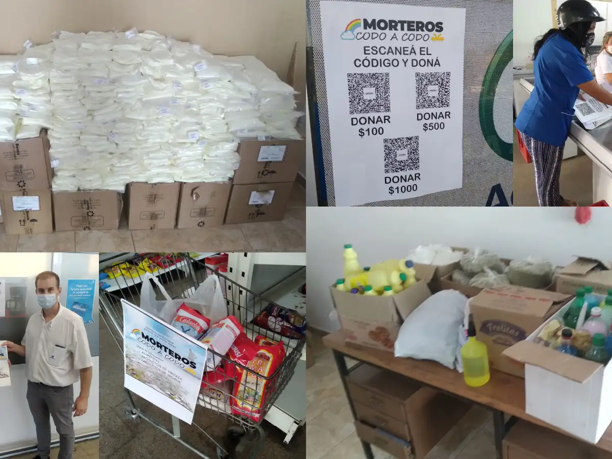 Campaña "Codo a codo": Morteros ayudará a los más afectados por la pandemia                    
