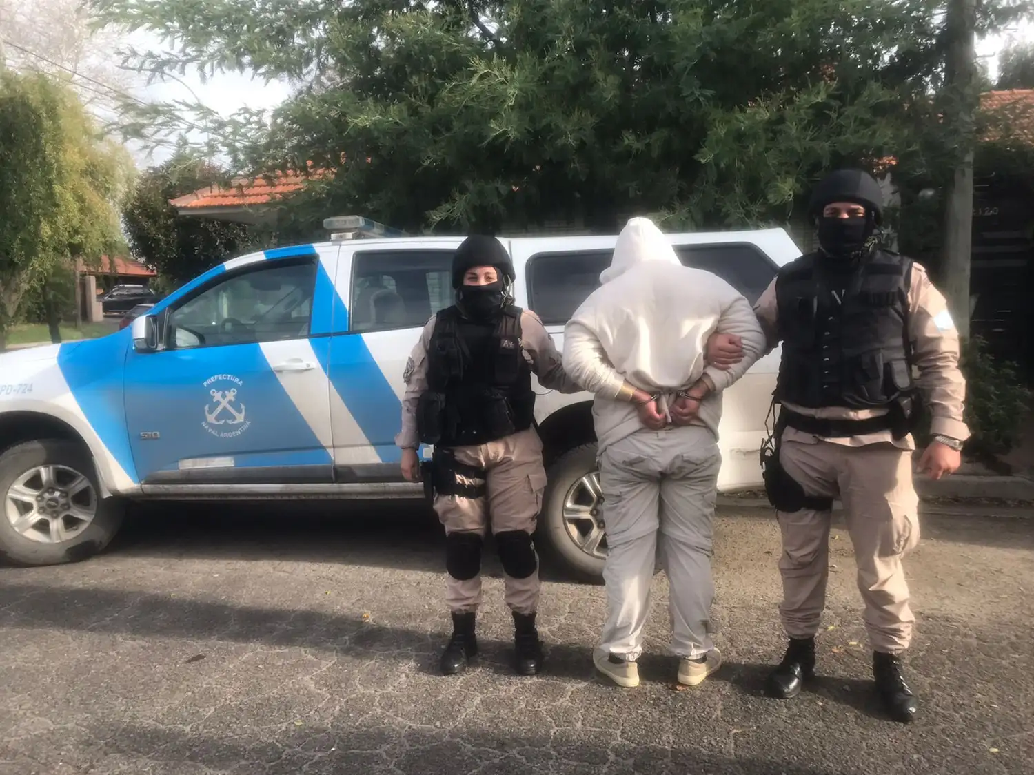 Uno de los detenidos en la jornada de este miércoles.