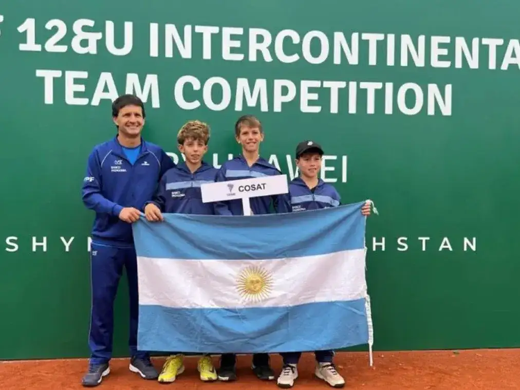 Argentina rumbo al Mundial Sub 12 de tenis