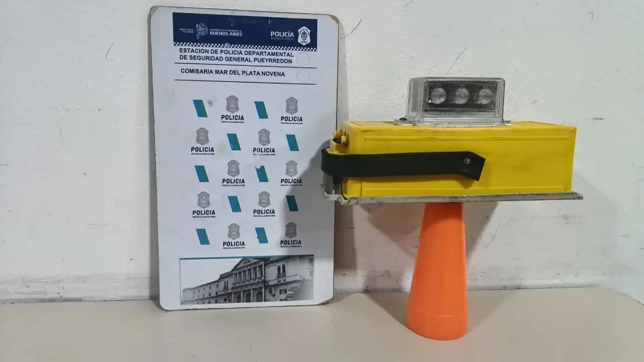 El elemento sustraído del control policial.