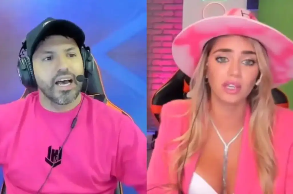 Sabrina Cortez amenazó al Kun Agüero con un carpetazo de infidelidades: “¿Qué tiene que hablar de mí?” (Foto: Captura stream)