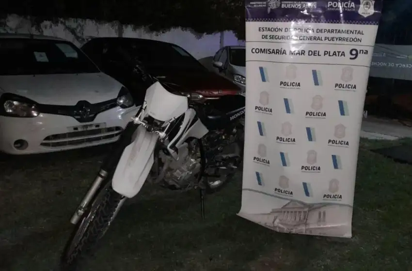 Circulaban en una moto con pedido de secuestro activo desde septiembre