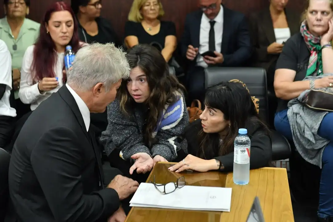 Fernando Burlando durante el juicio