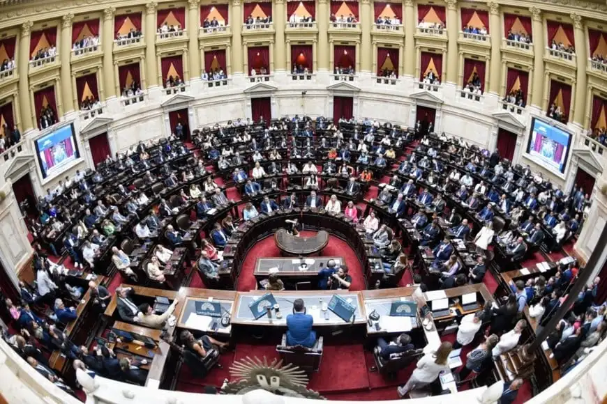 Cámara de diputados de la Nación.