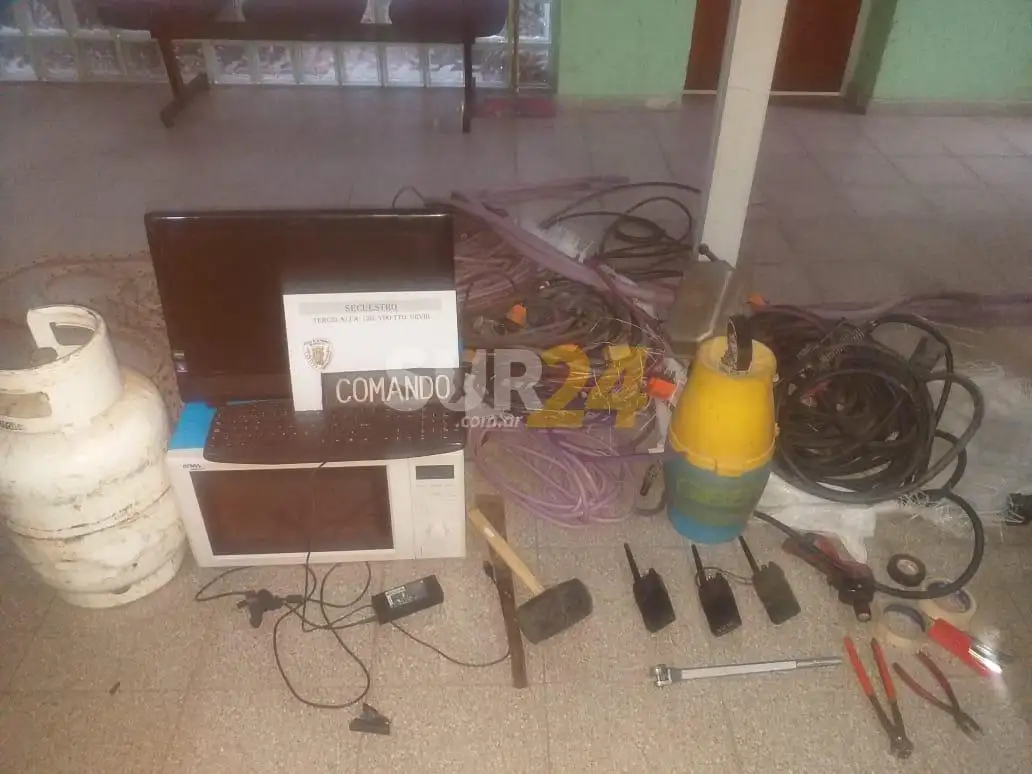 Comando Radioeléctrico frustró un robo y recuperó los elementos sustraídos