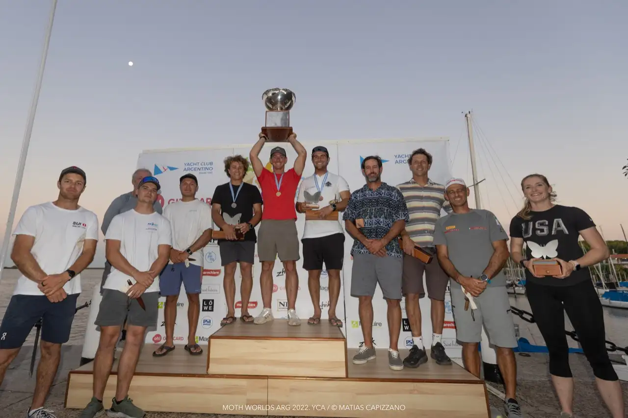 Massimo Contessi es subcampeón mundial de Clase Moth