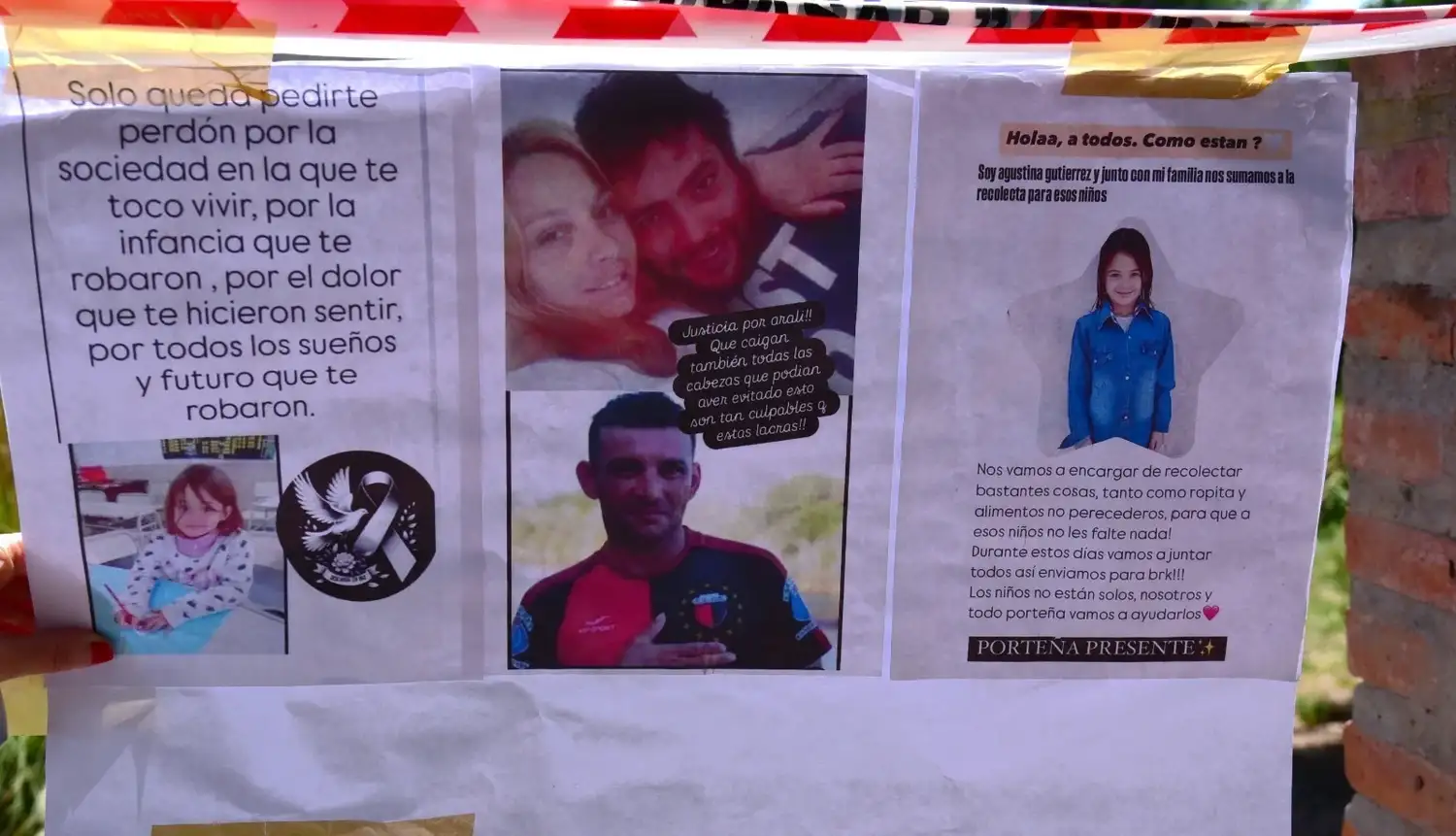 Serán juzgados los tres acusados por el crimen de Aralí Vivas.