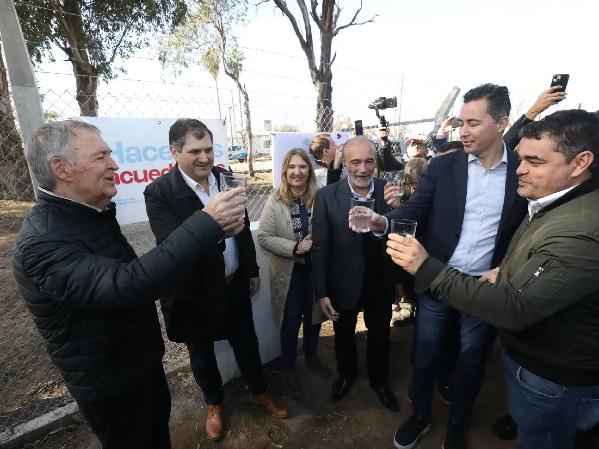Schiaretti habilitó el acueducto La Para – Altos de Chipión