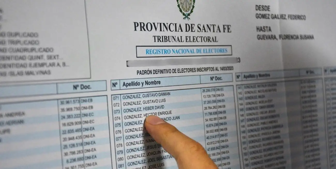 El padrón provisorio para las elecciones de 2025 ya está disponible para su consulta. Crédito: Flavio Raina.