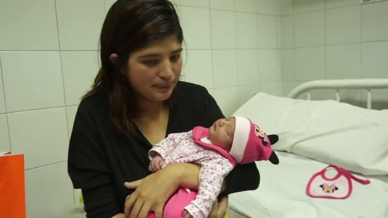 Con Marilyn, se inauguró la maternidad del Roque Sáenz Peña