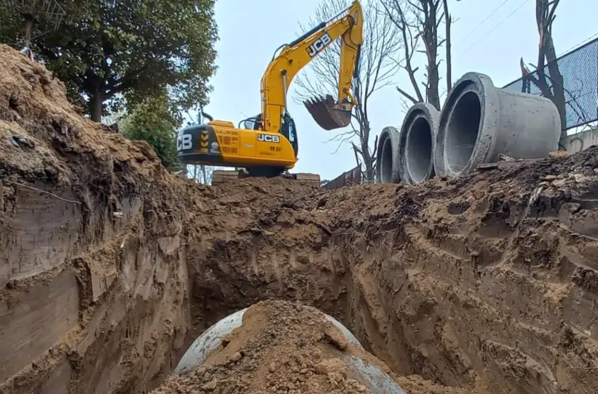 OSSE trabaja para mejorar el sistema pluvial en cuatro barrios