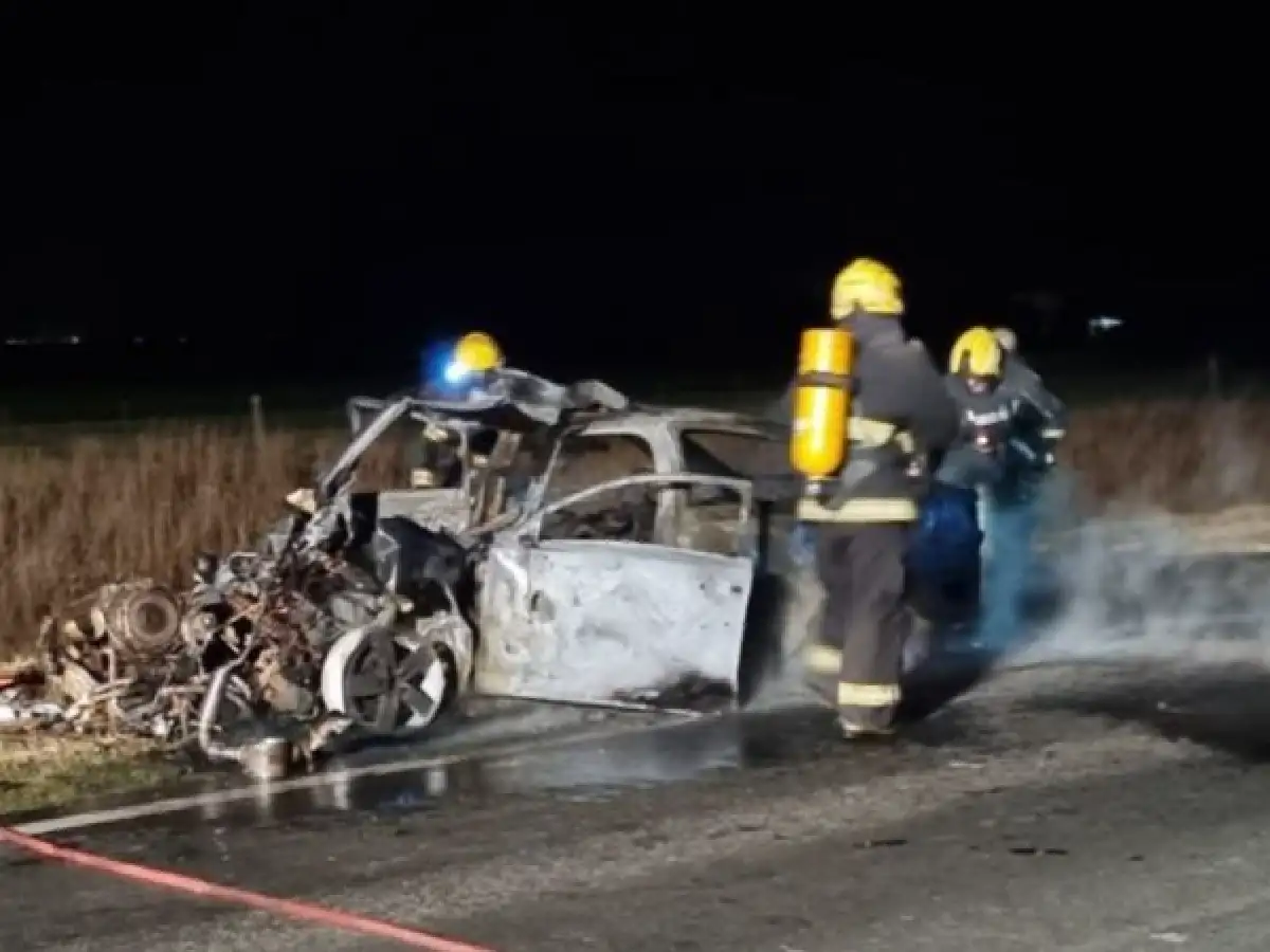Dos personas fallecieron en un accidente ocurrido sobre la Ruta 158