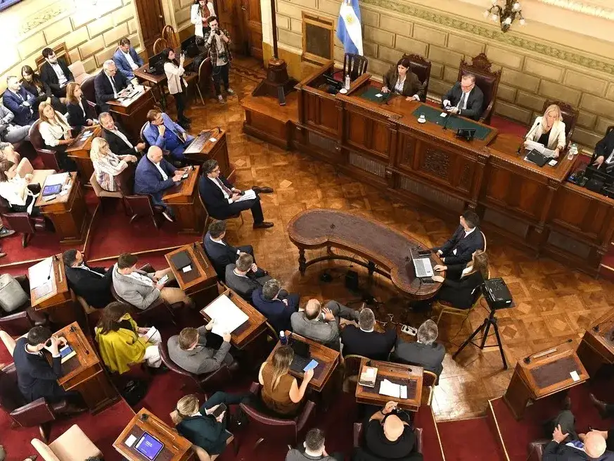 La Fiscal General Vranicich presenté el informe de gestión 2025 ante el Senado. Foto: Guillermo Di Salvatore
