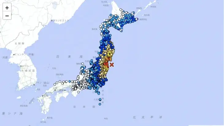 Japón: alerta de tsunami luego de un terremoto de 7,3 en Fukushima
