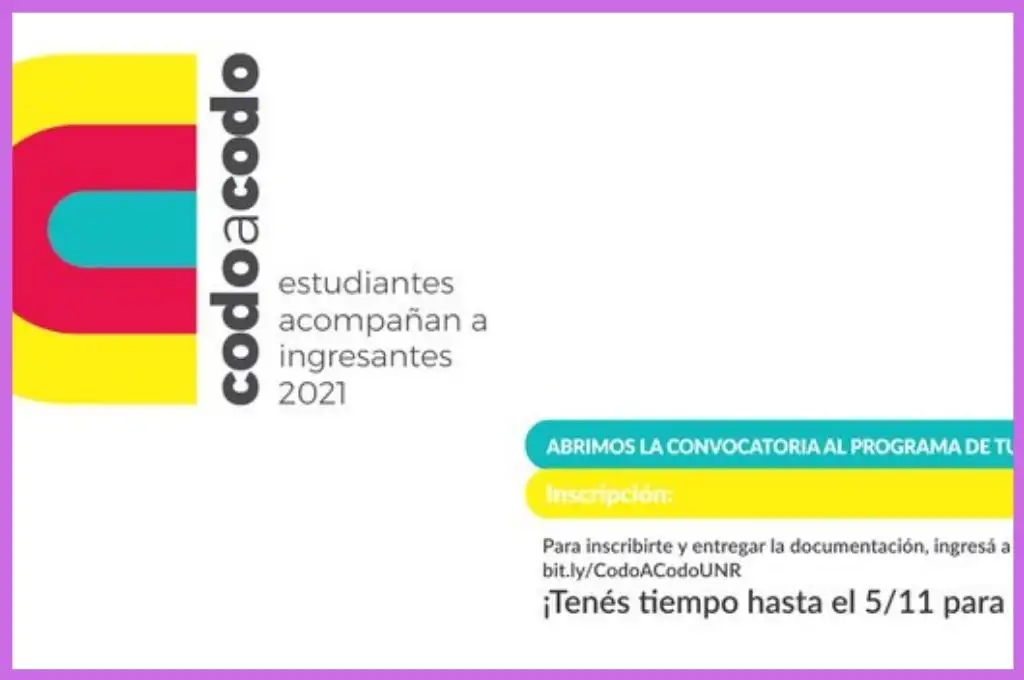 La UNR lanzó el programa «Codo a Codo» de acompañamiento académico