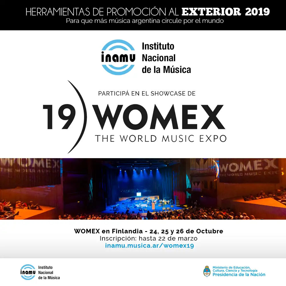 ¿Sos músico? Participá de WOMEX19 en Finlandia