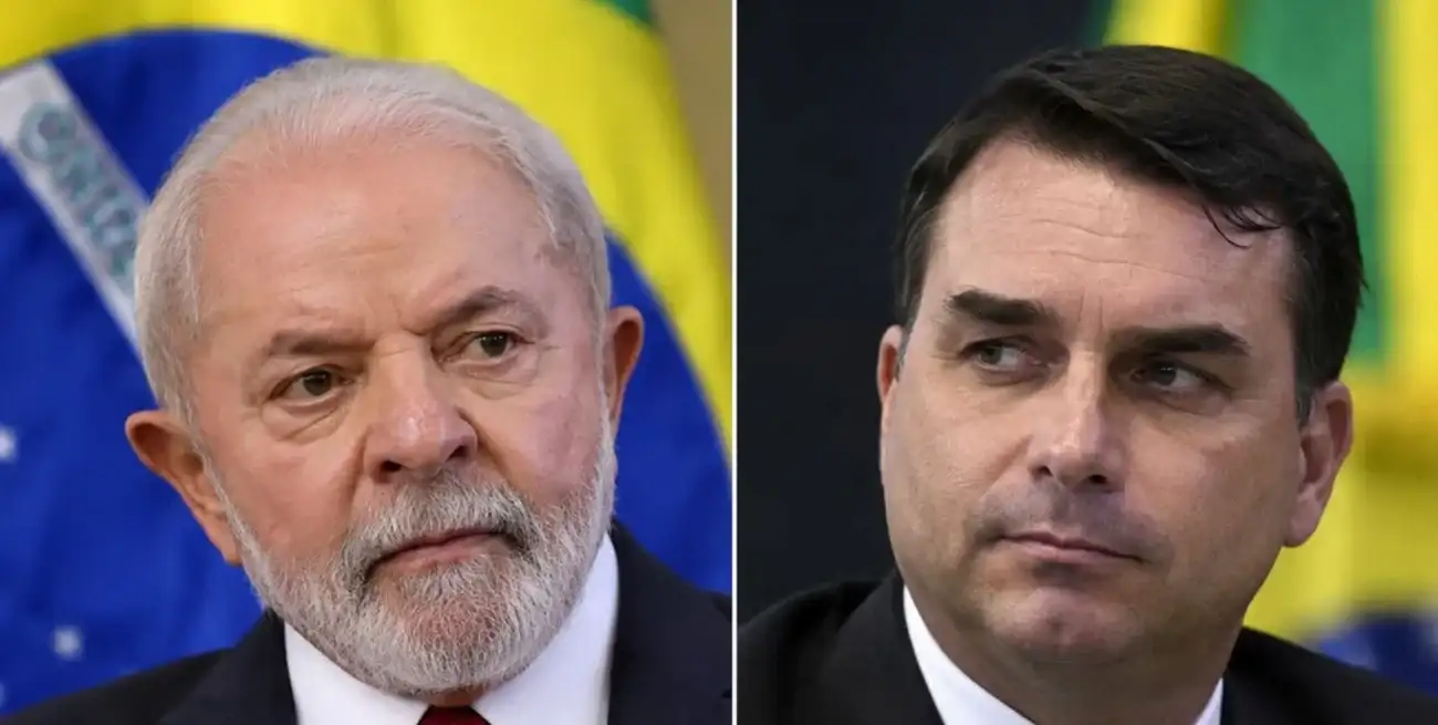 Luiz Inácio Lula Da Silva, quien va por la reelección y el retador Flávio Bolsonaro.Luiz Inácio Lula Da Silva, quien va por la reelección y el retador Flávio Bolsonaro.