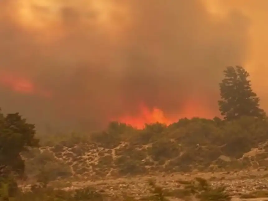 Cholila, la zona donde se encuentran trabajando los bomberos santafesinos.