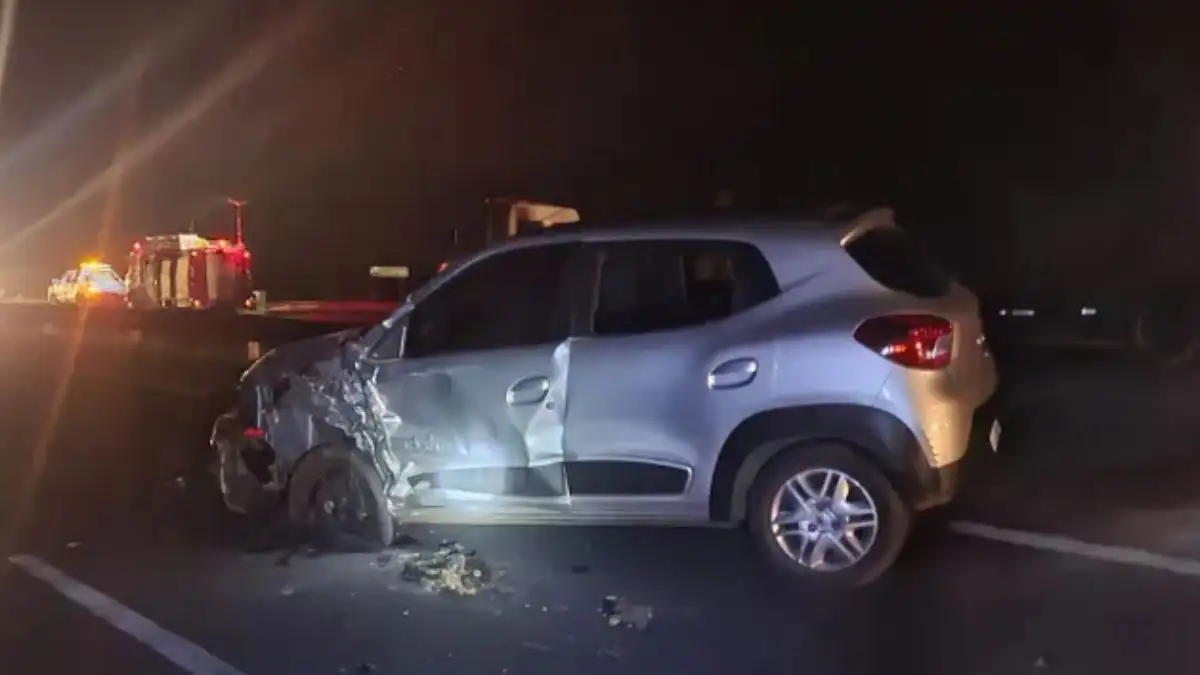 Choque múltiple en Ruta 12, a la altura de Brazo Largo
