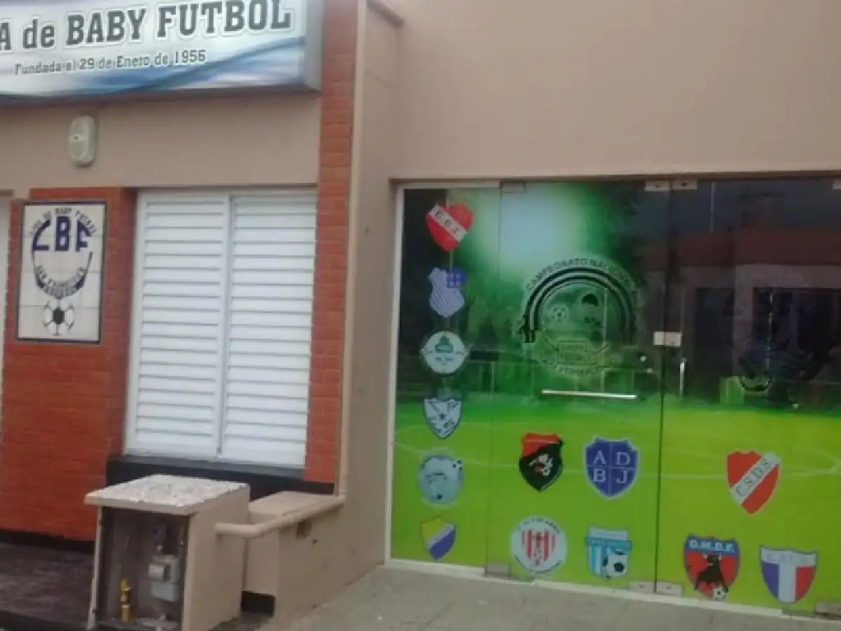 Robaron en la sede del Baby Fútbol
