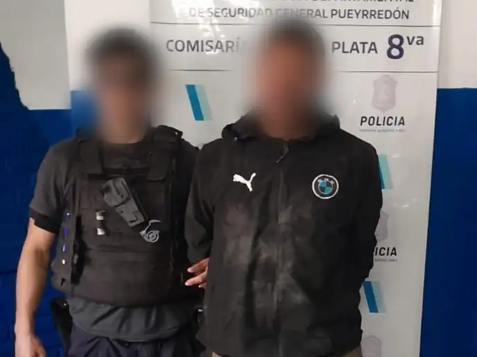 El malviviente no conforme con robar, además golpeó salvajemente a un comerciante.