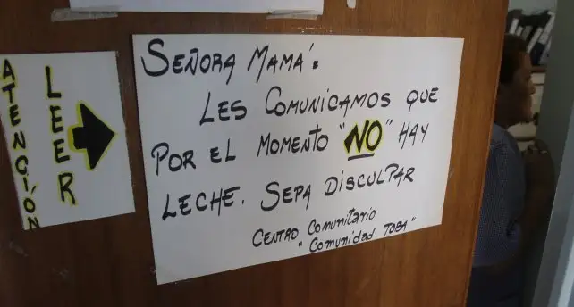 Hace siete meses que Nación no envía leche a los dispensarios