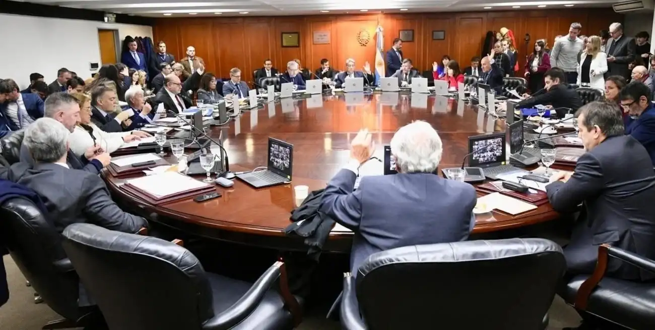 Plenario del Consejo de la Magistratura, sesión del 10 de julio de 2024. Lo preside el titular del Cuerpo, Horacio Rosatti.
