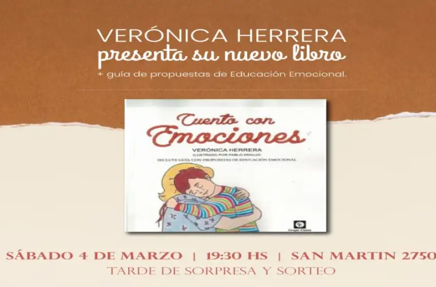 El libro "Cuento con emociones" se presenta en el centro de Mar del Plata
