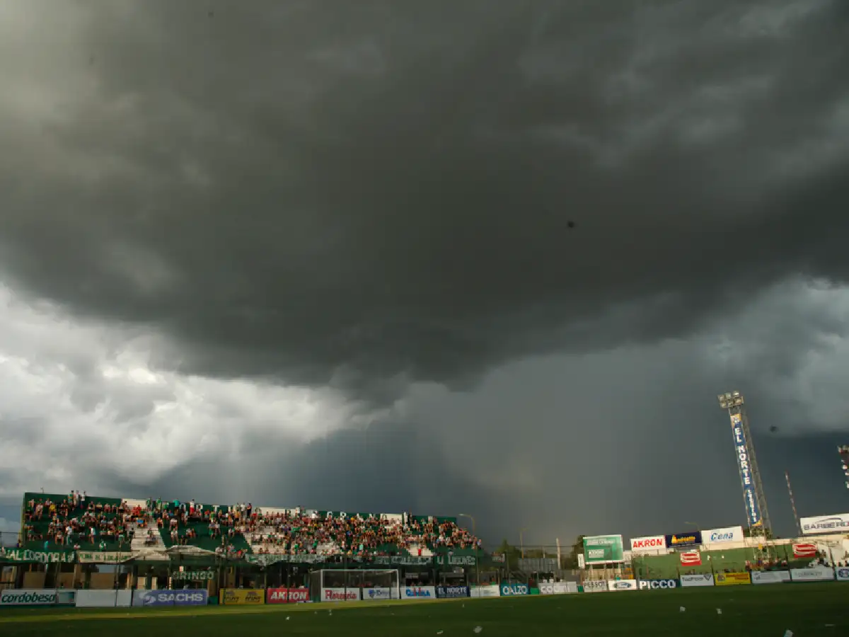 La tormenta se llevó todas las miradas
