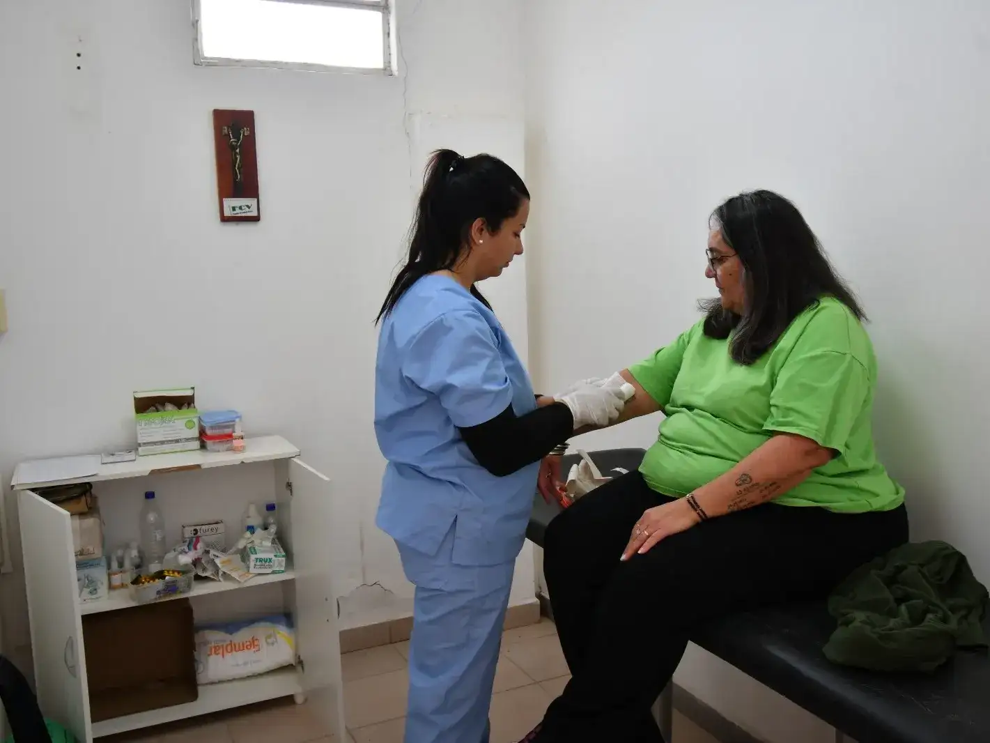Así funciona el nuevo puesto de Enfermería del barrio 20 de Junio
