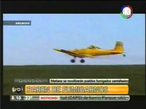 El grupo “Paren de Fumigarnos” se movilizará a Casa de Gobierno