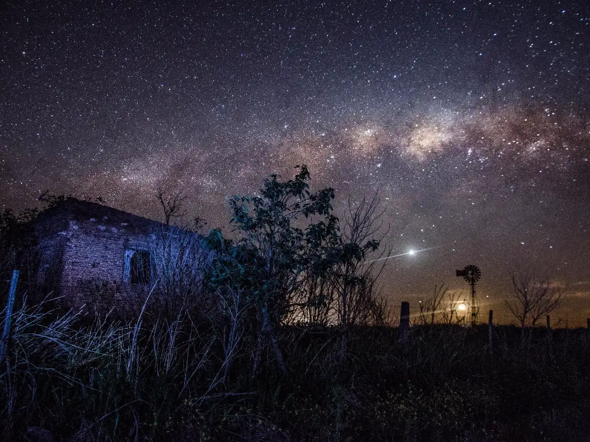 Cuando Fabricio mira hacia  arriba: cazador de estrellas  