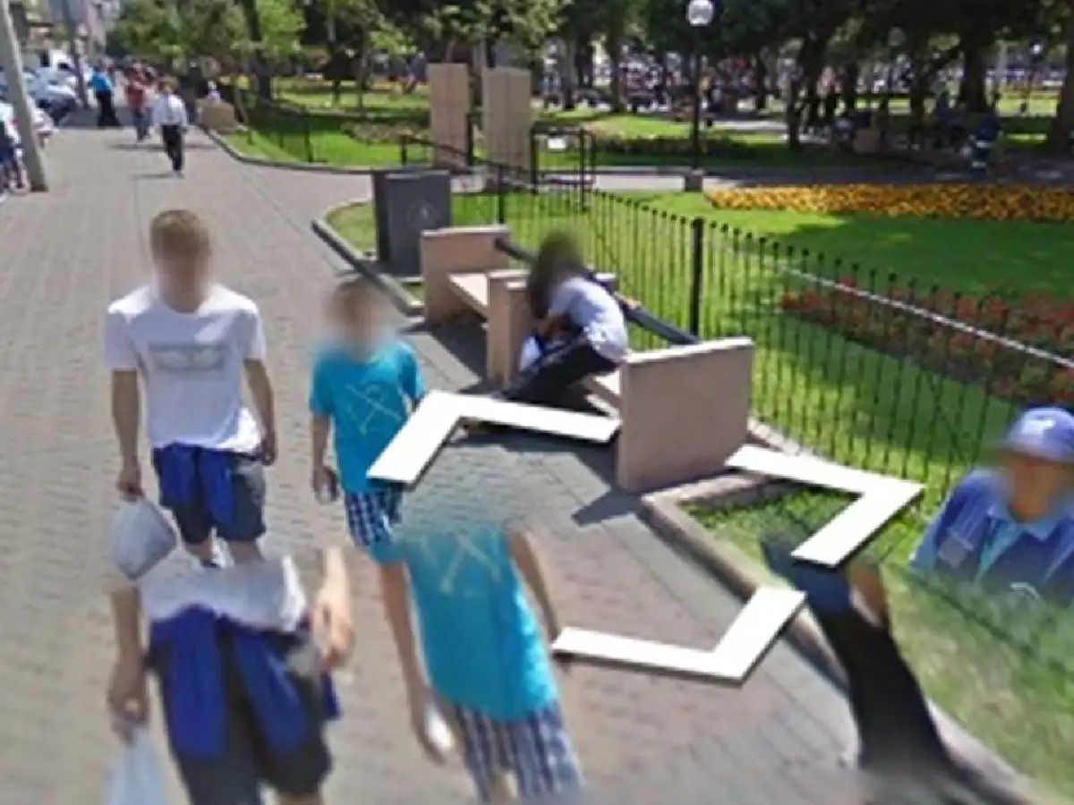 Se buscó en Google Maps y se encontró… ¡en el peor momento!