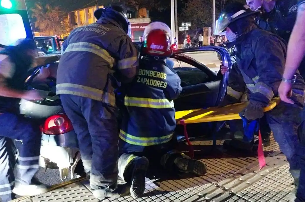 Accidente en Blas Parera y Berutti
