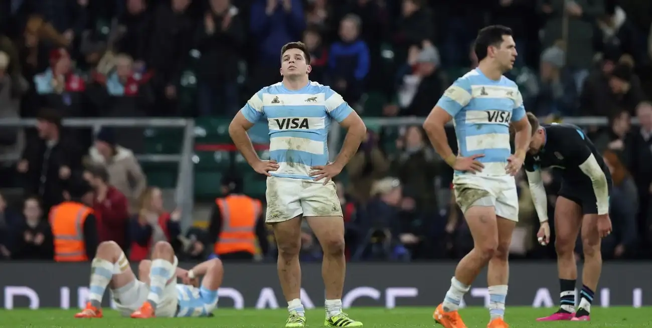 Los Pumas entregaron juego y alma pero no les alcanzó ante Inglaterra. Foto: Reuters / Paul Childs.