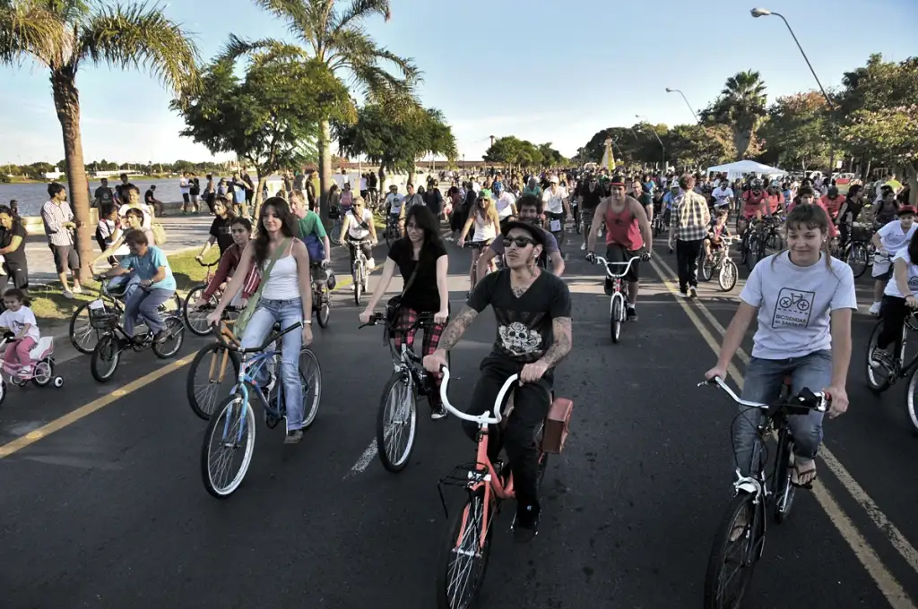Con un Biciencuentro, la ciudad celebró el Día Mundial de la Bicicleta