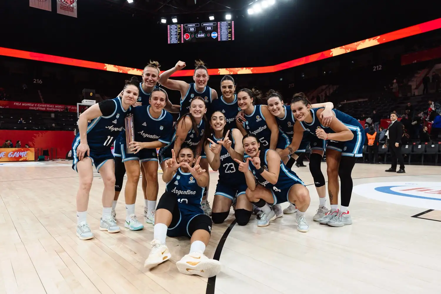 Las chicas vencieron a Turquía en su segunda presentación. Foto: FIBA