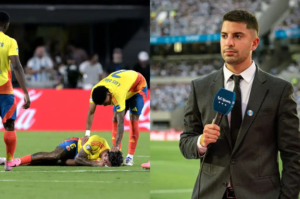 Gastón Edul: "Colombia hizo cinco goles de cabeza"
