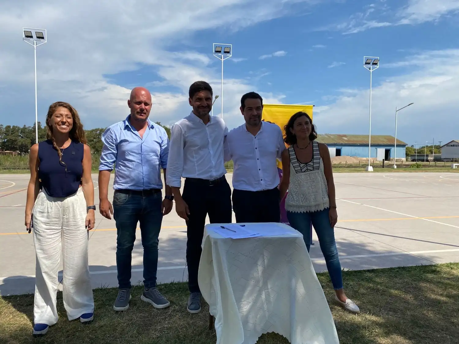 Galnares, Vergé, Pullaro, De Vincenti y Di Gregorio. Foto: Gentileza