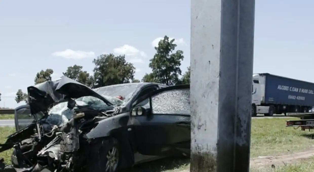 Grave accidente en el ingreso a Santa Fe por autopista