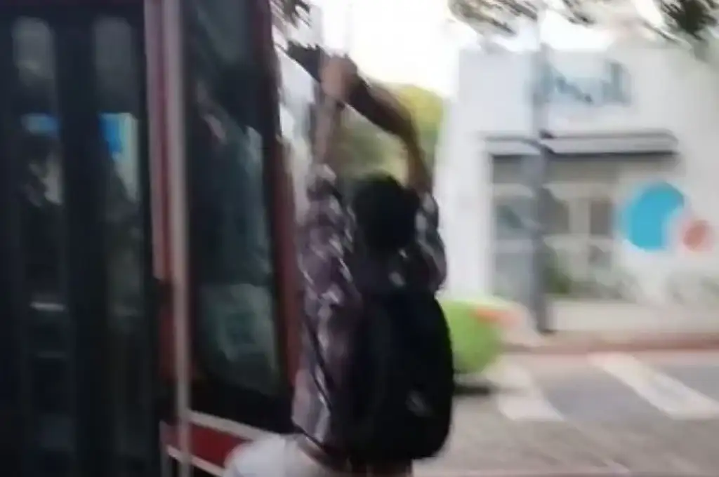 Un testigo que se encontraba en el lugar grabó el dramático episodio.