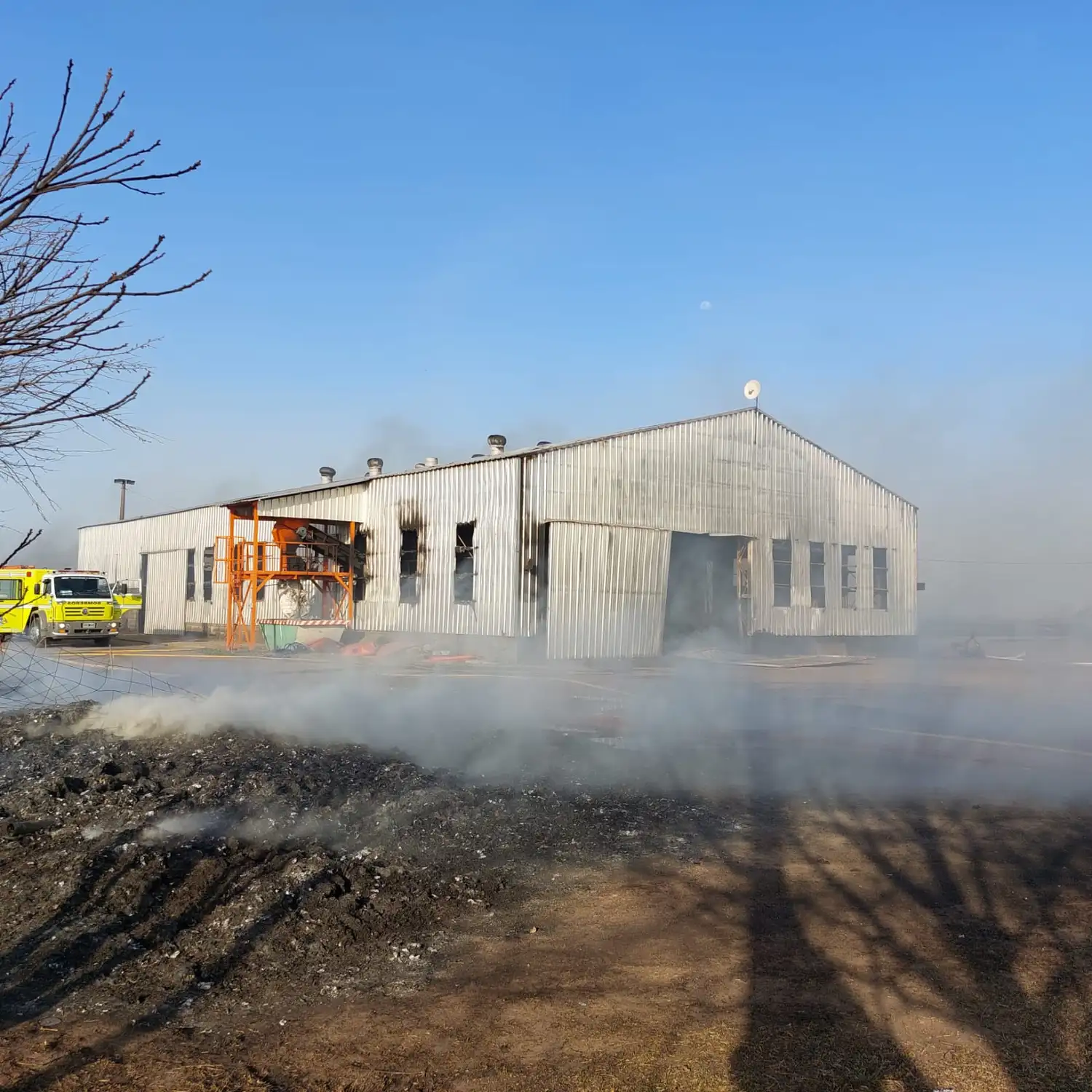 Pérdidas totales: se incendió la Planta de Tratamiento de Residuos de Venado Tuerto