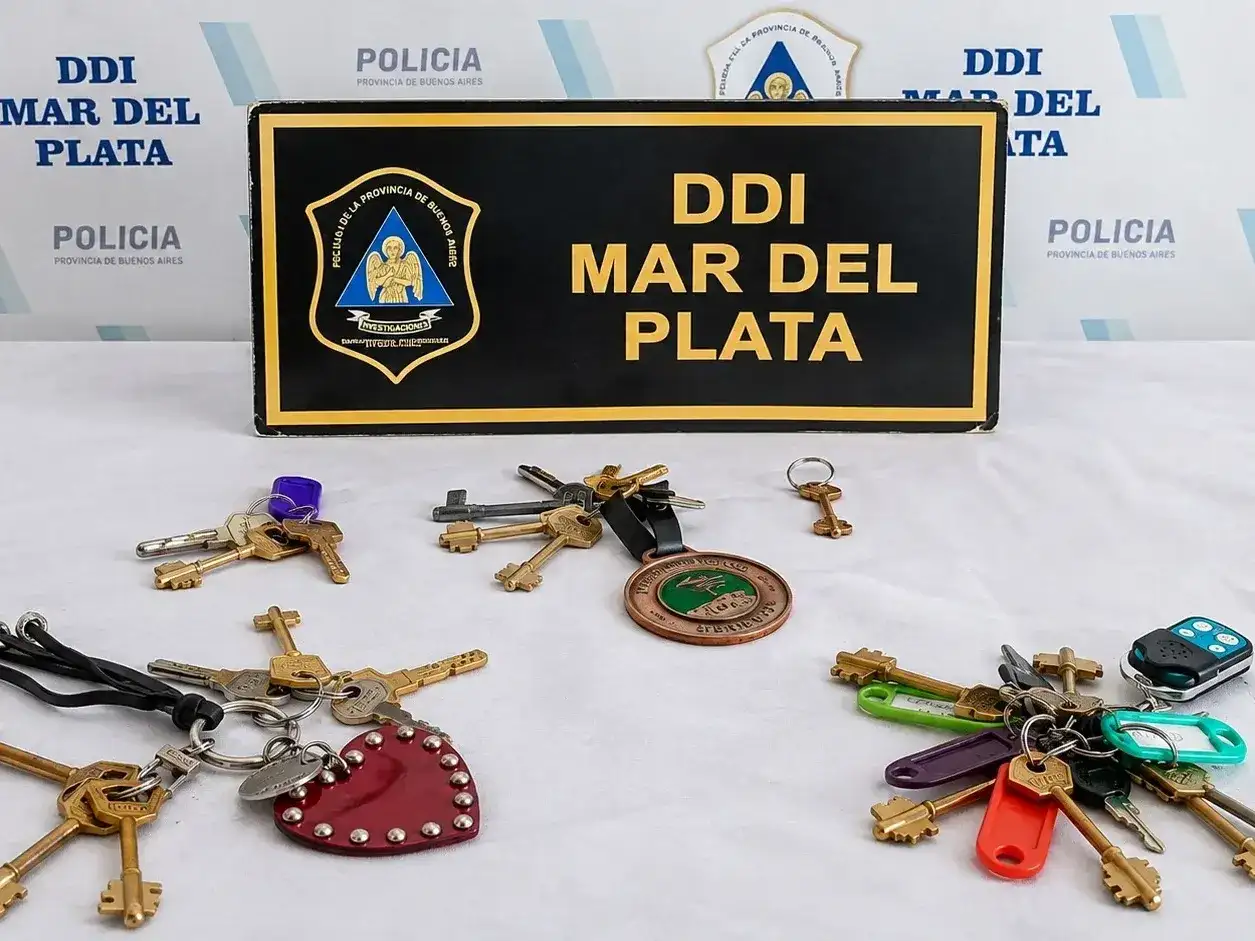 Buscan identificar 23 llaves secuestradas durante la investigación de la banda “Alta Gama"