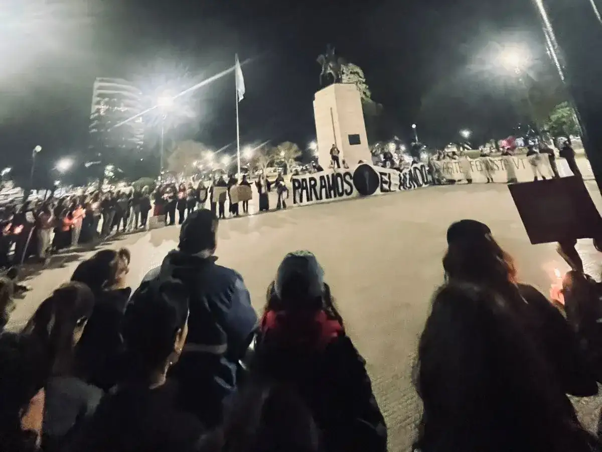 Un año más, Venado alzó la voz por la violencia machista con una multitudinaria convocatoria. Foto: Gentileza.
