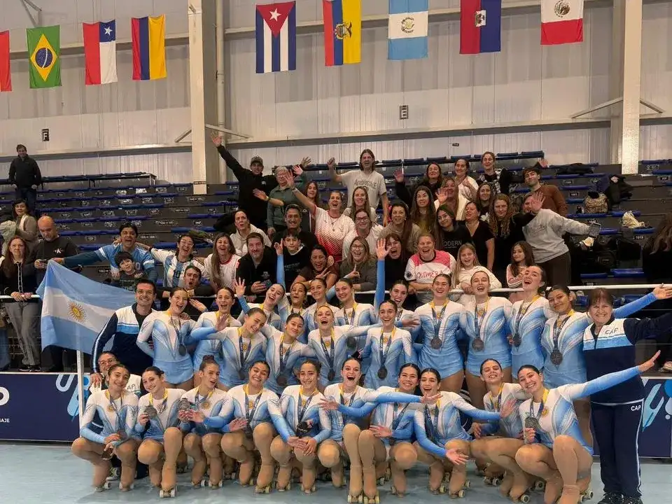 Venado Tuerto volvió a estar en lo más alto de una competencia de patinaje artístico. Y esta vez, con la camiseta argentina.