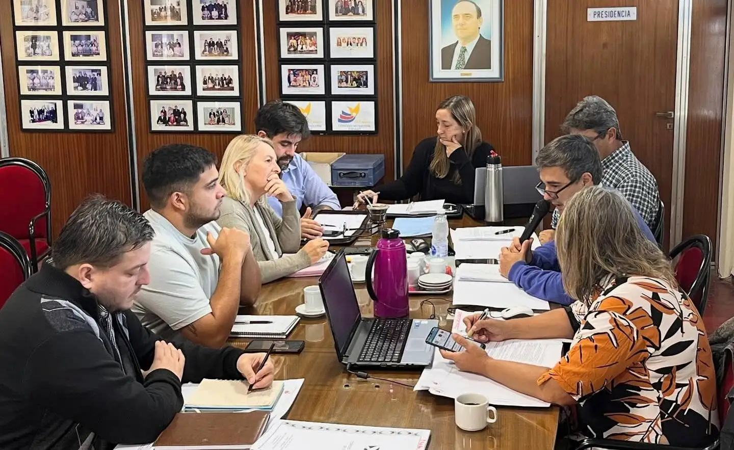 Diego Bullorini visitó a los concejales y les planteó los proyectos de la Intendencia.