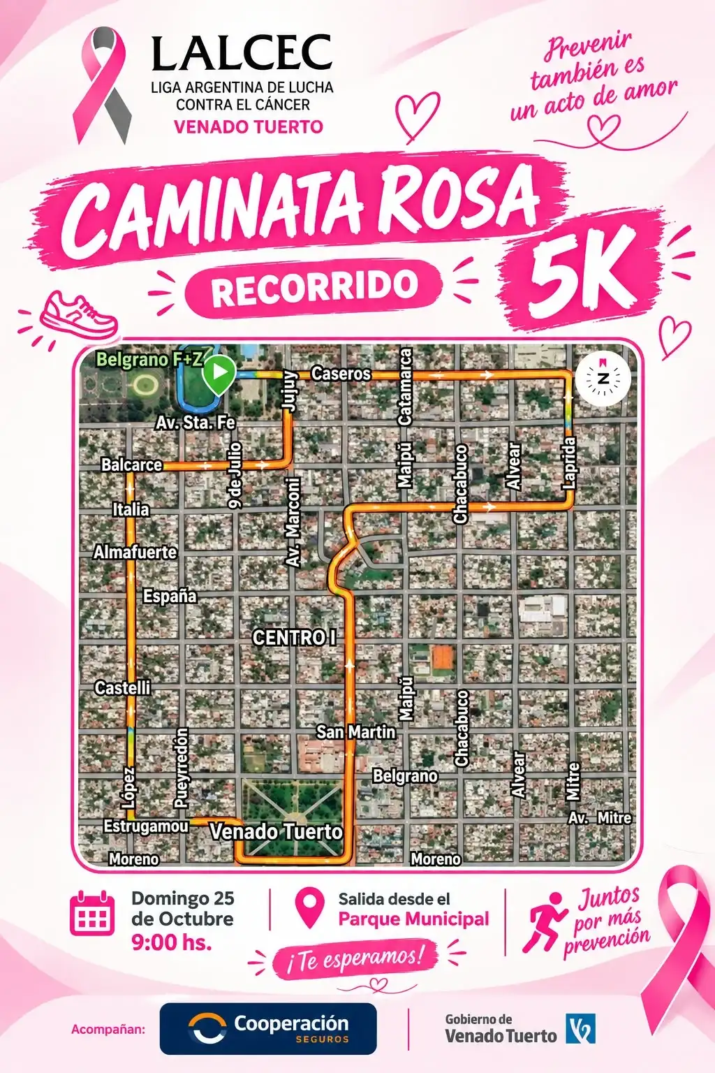 caminata recorrido