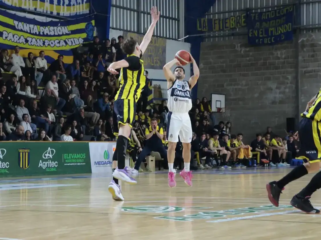 Centenario cayó ante Gimnasia en Venado Tuerto, después de pasar al frente durante el tercer cuarto. Foto: Prensa Gimnasia.
