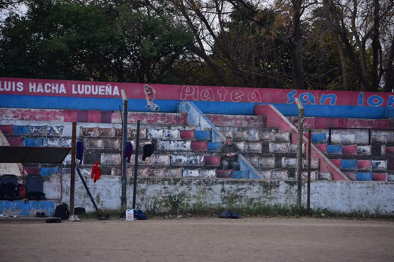 Club de fútbol San Lorenzo, de barrio Las Flores.
